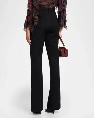 Ralph Lauren Collection Wrigley Grain de Poudre Pants | Thumbnail 3