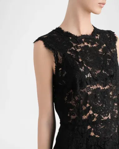 Dolce & Gabbana Floral Lace Midi Dress | Thumbnail 4 Dolce & Gabbana Floral Lace Midi Dress | Thumbnail 4