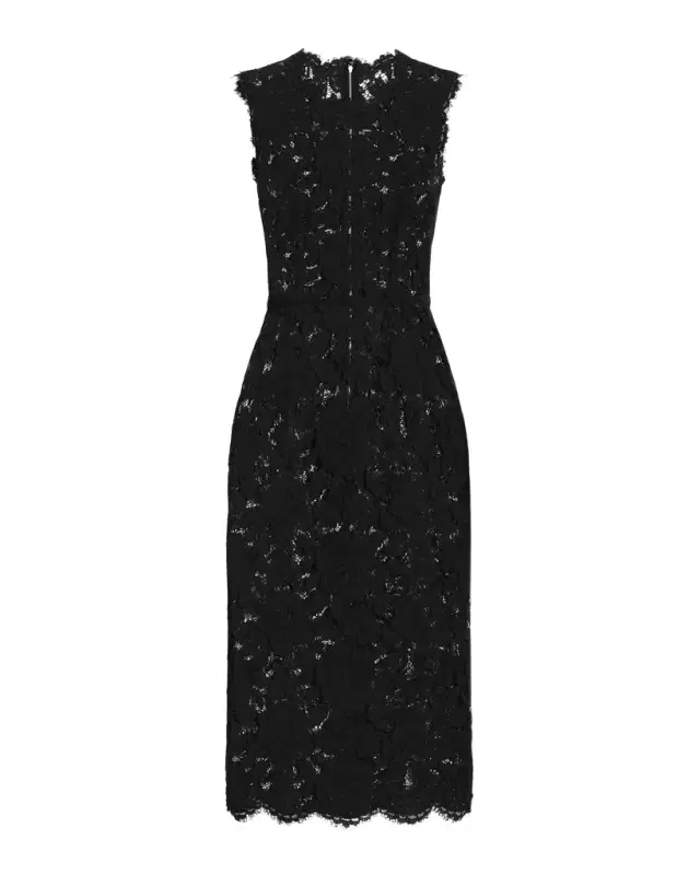 Floral Lace Midi Dress