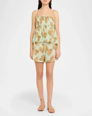 Ulla Johnson Water Blossoms Tallulah Coverup Top | Thumbnail 2 Ulla Johnson Water Blossoms Tallulah Coverup Top | Thumbnail 2