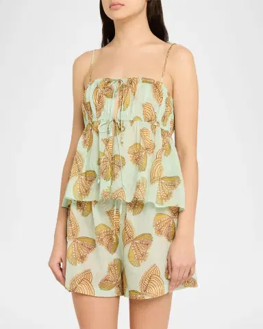 Ulla Johnson Water Blossoms Tallulah Coverup Top | Thumbnail 4 Ulla Johnson Water Blossoms Tallulah Coverup Top | Thumbnail 4