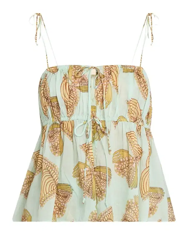 Ulla Johnson Water Blossoms Tallulah Coverup Top