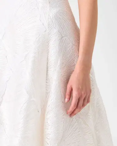 Akris Lacquered Sea Faille Sleeveless Midi Dress | Thumbnail 5