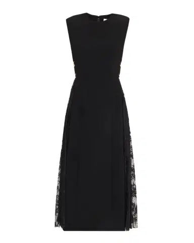 Rebecca Vallance Milena Sleeveless Lace-Inset Midi Dress | Thumbnail 1 Rebecca Vallance Milena Sleeveless Lace-Inset Midi Dress | Thumbnail 1
