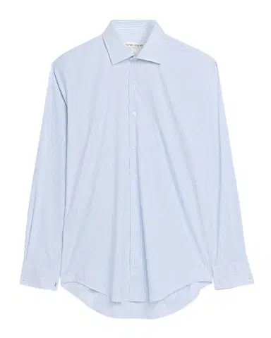 Peter Millar Men's Conway Crown Lite Micro-Plaid Stretch Cotton Sport Shirt | Thumbnail 1 Peter Millar Men's Conway Crown Lite Micro-Plaid Stretch Cotton Sport Shirt | Thumbnail 1