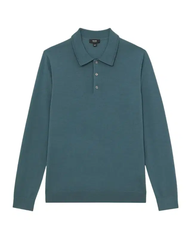 Men 's Trafford Merino Wool Long-Sleeve Polo Shirt