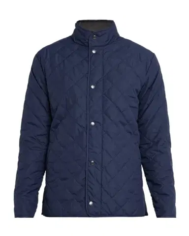 Peter Millar Men's Suffolk Quilted Stand-Collar Coat | Thumbnail 1