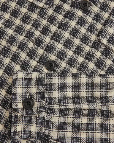 Reiss Men's Ribona Woven Check Twin Pocket Overshirt | Thumbnail 5 Reiss Men's Ribona Woven Check Twin Pocket Overshirt | Thumbnail 5