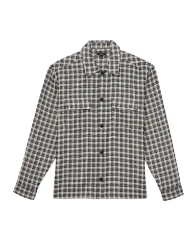 Reiss Men's Ribona Woven Check Twin Pocket Overshirt | Thumbnail 1 Reiss Men's Ribona Woven Check Twin Pocket Overshirt | Thumbnail 1