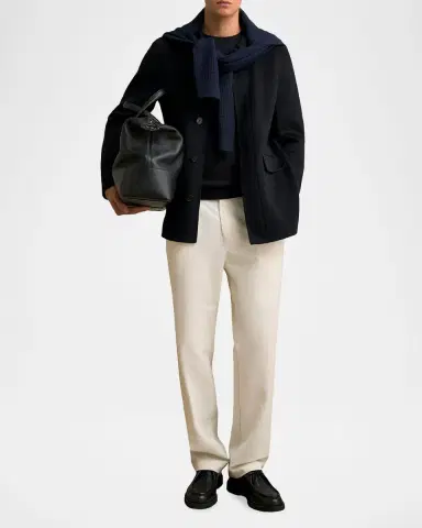 Reiss Men's Tamworth Wool-Blend Double-Face Jacket | Thumbnail 2 Reiss Men's Tamworth Wool-Blend Double-Face Jacket | Thumbnail 2