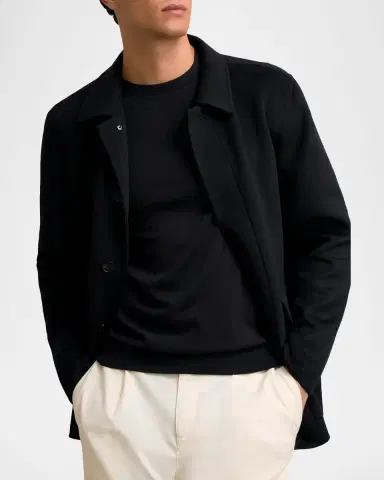 Reiss Men's Tamworth Wool-Blend Double-Face Jacket | Thumbnail 4 Reiss Men's Tamworth Wool-Blend Double-Face Jacket | Thumbnail 4