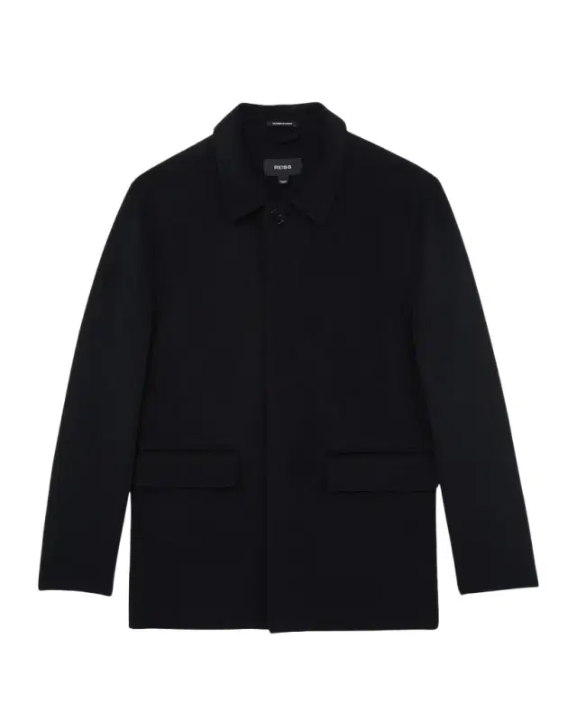 Reiss Men's Tamworth Wool-Blend Double-Face Jacket