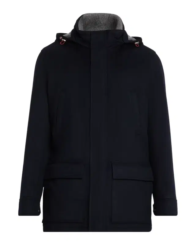 Brunello Cucinelli Men's Cashmere Hooded Coat