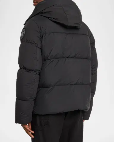 Canada Goose Men 's Crofton Matte Nylon Hooded Puffer Jacket | Thumbnail 3 Canada Goose Men 's Crofton Matte Nylon Hooded Puffer Jacket | Thumbnail 3