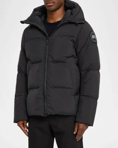 Canada Goose Men 's Crofton Matte Nylon Hooded Puffer Jacket | Thumbnail 4 Canada Goose Men 's Crofton Matte Nylon Hooded Puffer Jacket | Thumbnail 4