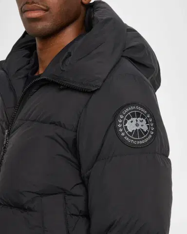 Canada Goose Men 's Crofton Matte Nylon Hooded Puffer Jacket | Thumbnail 5 Canada Goose Men 's Crofton Matte Nylon Hooded Puffer Jacket | Thumbnail 5