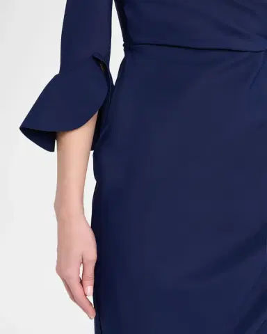 Chiara Boni La Petite Robe Triana Bell-Sleeve Ruffle Bodycon Dress | Thumbnail 5 Chiara Boni La Petite Robe Triana Bell-Sleeve Ruffle Bodycon Dress | Thumbnail 5