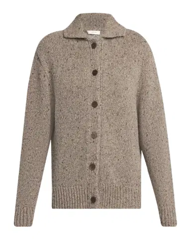 The Row Mauri Cashmere Collared Cardigan | Thumbnail 1 The Row Mauri Cashmere Collared Cardigan | Thumbnail 1