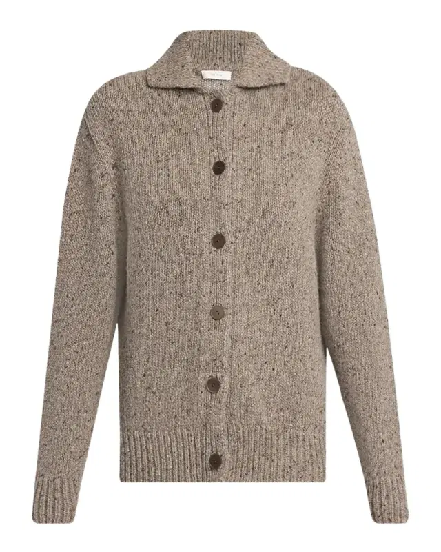 THE ROW Mauri Cashmere Collared Cardigan