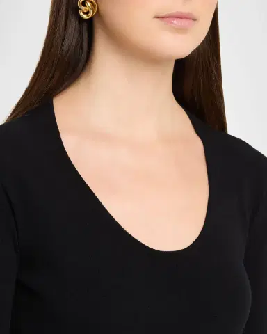 THE ROW Mavy Scoop-Neck Long-Sleeve Ankle Dress | Thumbnail 5 THE ROW Mavy Scoop-Neck Long-Sleeve Ankle Dress | Thumbnail 5