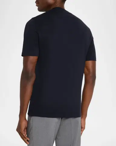 Brunello Cucinelli Men's Basic-Fit V-Neck T-Shirt | Thumbnail 3