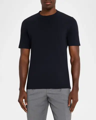 Brunello Cucinelli Men's Basic-Fit V-Neck T-Shirt | Thumbnail 4