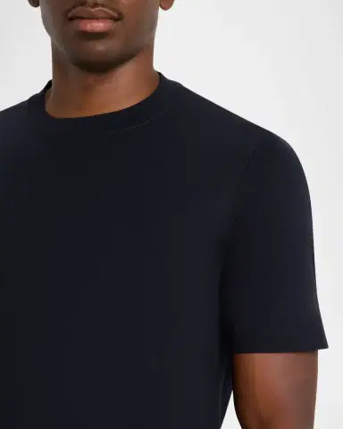 Brunello Cucinelli Men's Basic-Fit V-Neck T-Shirt | Thumbnail 5