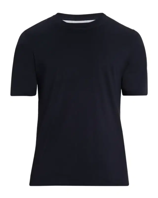 Brunello Cucinelli Men's Basic-Fit V-Neck T-Shirt