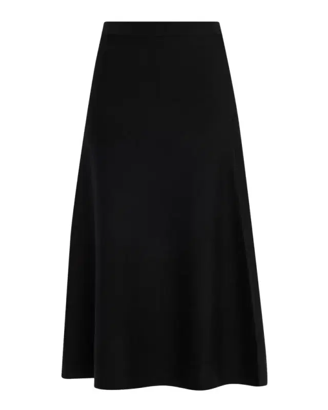 Gabriela Hearst Freddie Midi Wool-Cashmere Skirt