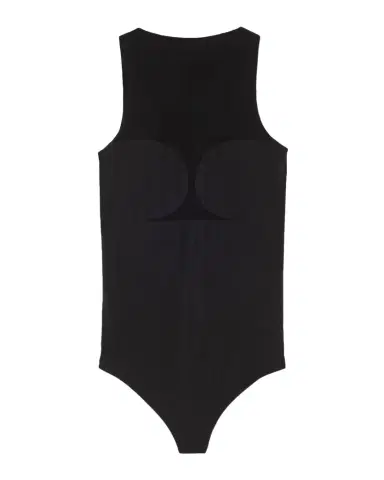 Wolford Corset-Effect Sleeveless Bodysuit with Sheer Panels | Thumbnail 1 Wolford Corset-Effect Sleeveless Bodysuit with Sheer Panels | Thumbnail 1