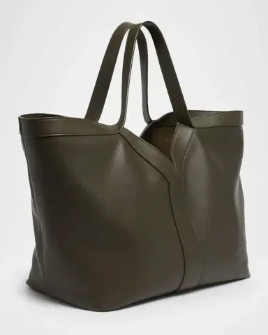 Saint Laurent Y Stitch Tote Bag in Calfskin Leather | Thumbnail 3 Saint Laurent Y Stitch Tote Bag in Calfskin Leather | Thumbnail 3