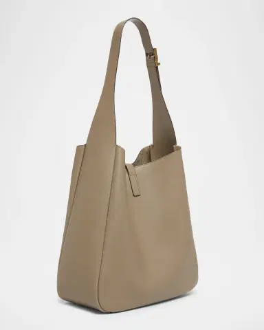 Saint Laurent Le 5 À 7 Large YSL Shoulder Bag in Grain Leather | Thumbnail 2 Saint Laurent Le 5 À 7 Large YSL Shoulder Bag in Grain Leather | Thumbnail 2