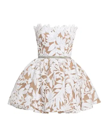 Bronx and Banco Chloe Strapless Sequin Floral Corset Mini Dress | Thumbnail 1