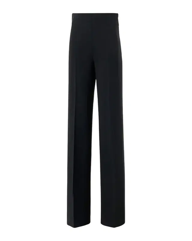 Akris Double-Face Wool Bootcut Trousers