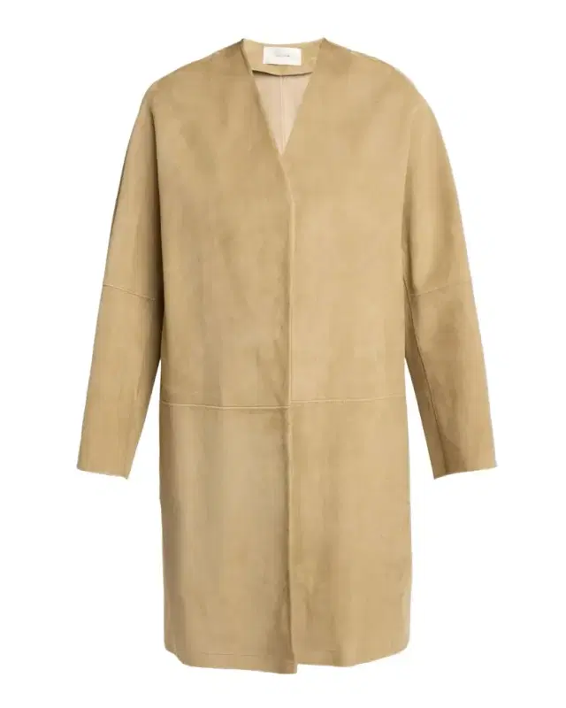 Alarico Suede Open Coat