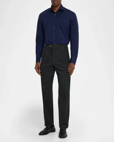 Brunello Cucinelli Men's Long-Sleeve Shirt | Thumbnail 2 Brunello Cucinelli Men's Long-Sleeve Shirt | Thumbnail 2