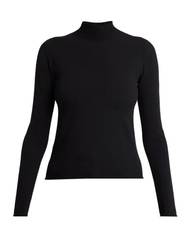THE ROW Marciat Mock-Neck Sweater