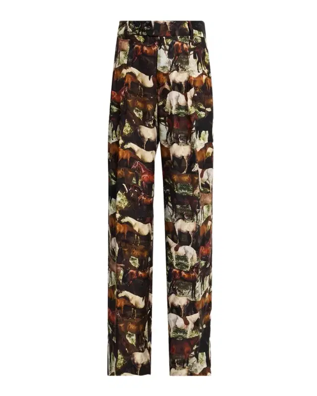 Libertine Take The Reins Baggy Silk Trousers
