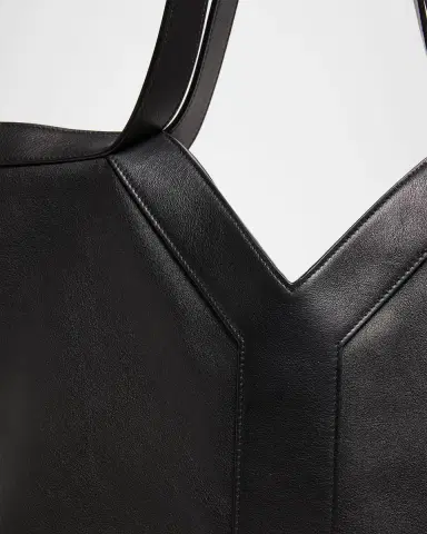Saint Laurent Y Stitch Tote Bag in Calfskin Leather | Thumbnail 6