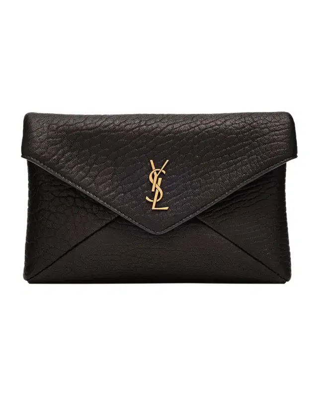 Saint Laurent YSL Envelope Bag on Chain in Lambskin Leather