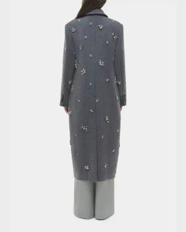 SIMKHAI Gianni Embellished Coat | Thumbnail 3 SIMKHAI Gianni Embellished Coat | Thumbnail 3
