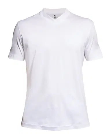 Brunello Cucinelli Men's Basic-Fit V-Neck T-Shirt | Thumbnail 1