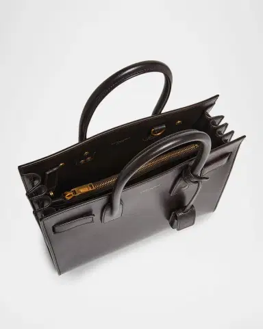 Saint Laurent Sac De Jour Baby Top-Handle Bag in Smooth Leather | Thumbnail 4 Saint Laurent Sac De Jour Baby Top-Handle Bag in Smooth Leather | Thumbnail 4