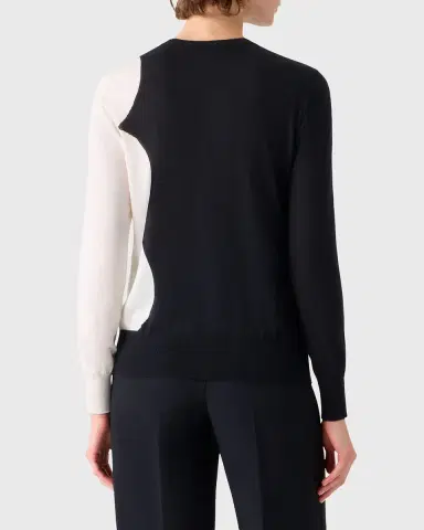 Akris Cloud Cashmere-Silk Crewneck Sweater | Thumbnail 3 Akris Cloud Cashmere-Silk Crewneck Sweater | Thumbnail 3