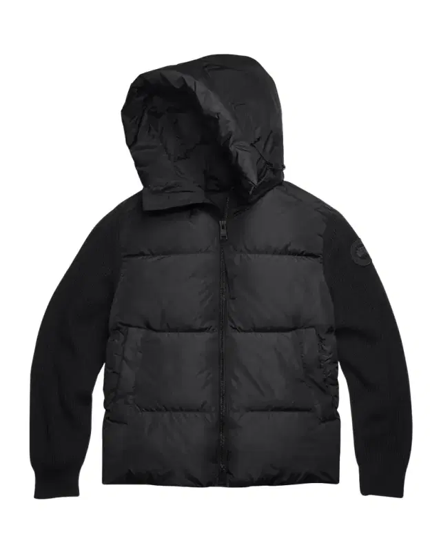 Canada Goose Men 's HyBridge Wool-Knit Nylon Down Hooded Jacket