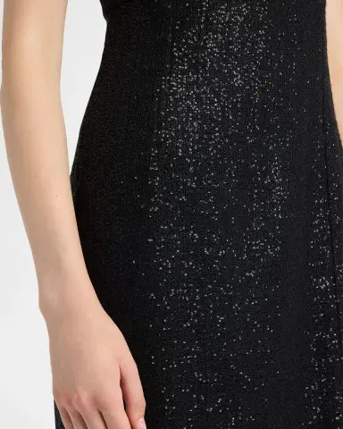 Kiton Sequined Sleeveless Sheath Dress | Thumbnail 5 Kiton Sequined Sleeveless Sheath Dress | Thumbnail 5