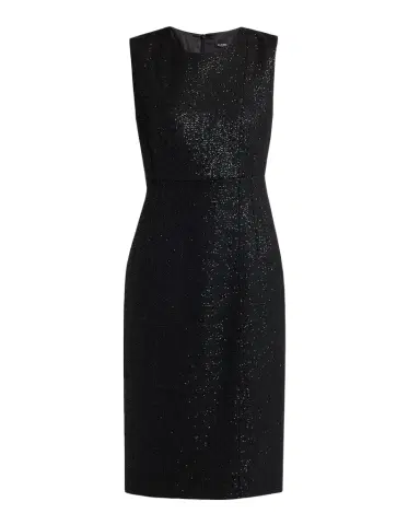 Kiton Sequined Sleeveless Sheath Dress | Thumbnail 1 Kiton Sequined Sleeveless Sheath Dress | Thumbnail 1