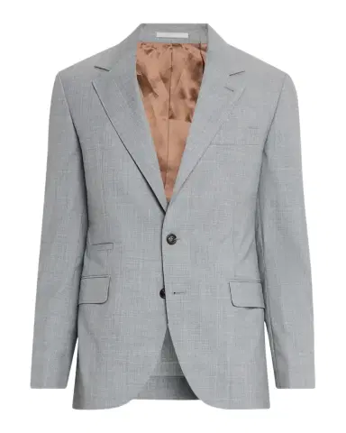 Brunello Cucinelli Men's Sharkskin Virgin Wool Single-Breasted Blazer | Thumbnail 1 Brunello Cucinelli Men's Sharkskin Virgin Wool Single-Breasted Blazer | Thumbnail 1