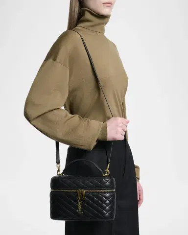 Saint Laurent Gaby Large YSL Vanity Bag in Quilted Leather | Thumbnail 2 Saint Laurent Gaby Large YSL Vanity Bag in Quilted Leather | Thumbnail 2