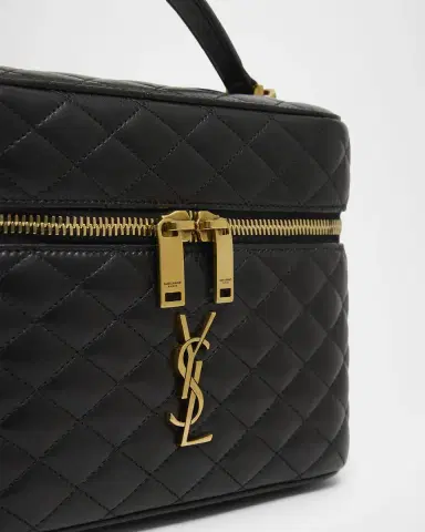Saint Laurent Gaby Large YSL Vanity Bag in Quilted Leather | Thumbnail 6 Saint Laurent Gaby Large YSL Vanity Bag in Quilted Leather | Thumbnail 6